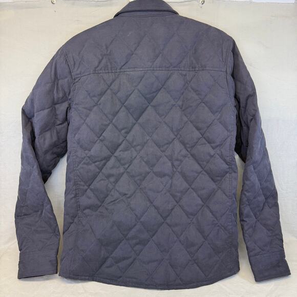 Marine Layer Decker Men’s Quilted Shacket Button Up Jacket Gray Down Size Medium - Picture 6 of 6